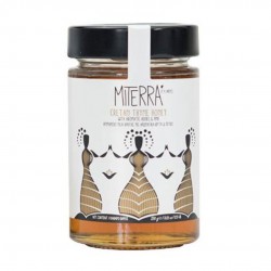 Cretan Thyme Honey Miterra with aromatic herbs and pine - 250gr - MINOAN GAIA