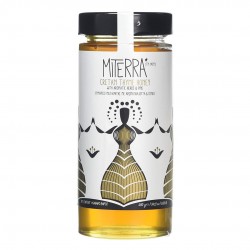 Cretan Thyme Honey Miterra with aromatic herbs and pine - 400gr - MINOAN GAIA