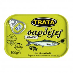 Sardines "Aegeo" in olive oil - 100gr - Trata