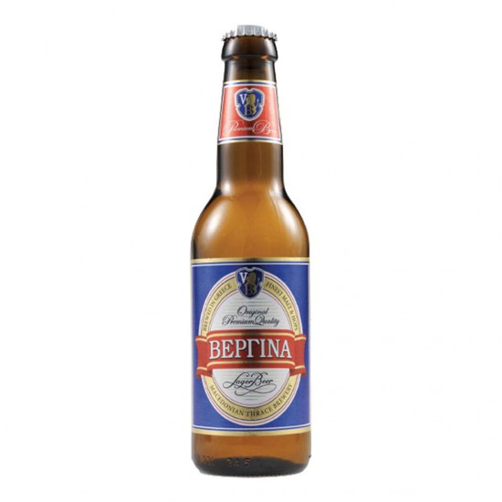 Vergina beer bottle - 330ml -5% vol - Makedonias Thrakis Brewery