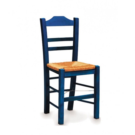 Traditional Wooden wicker chair - Hellinikon
