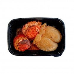 Gemistà, pomodori e peperoni al forno ripieni di riso surgelati - 400gr - Spitika Trofima Gemistà, pomodori e peperoni al forno ripieni di riso surgelati - 400gr - Spitika Trofima