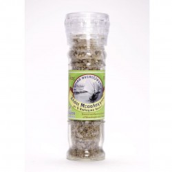 Unrefined sea salt of Mesolonghi with five organic herbs in cylinder - 85gr - Floros