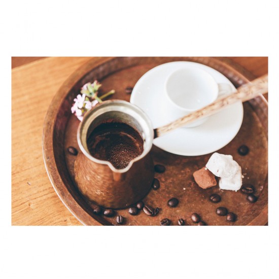 Pentolino da caffè in rame (Briki) tradizionale N.5 - 340ml