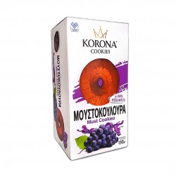Biscotti al mosto "KORONA" - 130gr - Kouteris Bakery Biscotti al mosto "KORONA" - 130gr - Kouteris Bakery