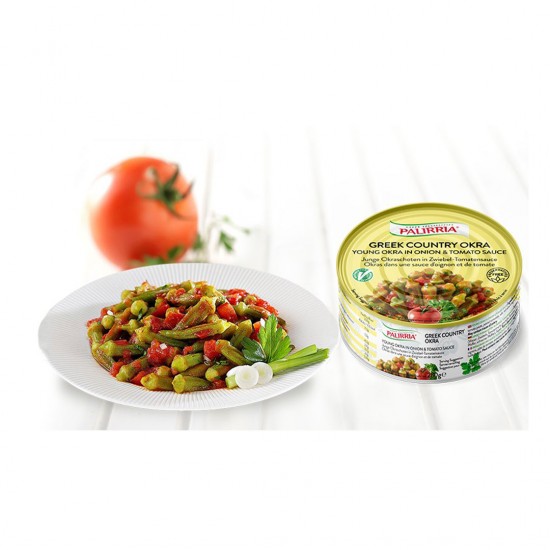 Okra "Bamies" in Tomato Sauce - Ready Meal - 280gr - Palirria