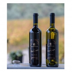 White Wine Petrino Horio - Malagouzià  - Sauvignon Blank - 750ml 13%vol -  Papathanasopoulos