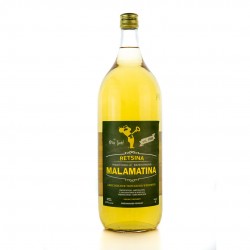 Retsina White Wine MALAMATINA - 2L 11% vol - Malamatinas
