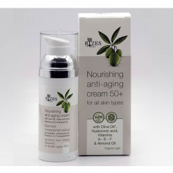 Nourishing anti-aging cream 50+ BIO - 50ml - Rizes Crete
