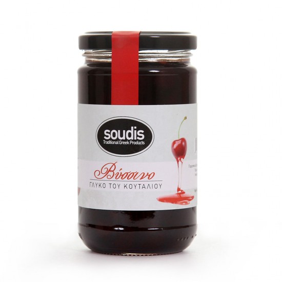 Greek Sour Cherry Spoon Sweet - 380gr - Soudis