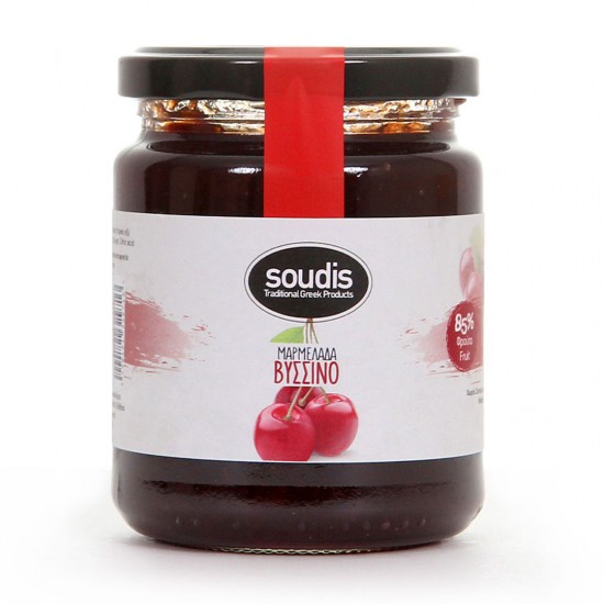 Traditional Sour Cherry Jam - 310gr - Soudis